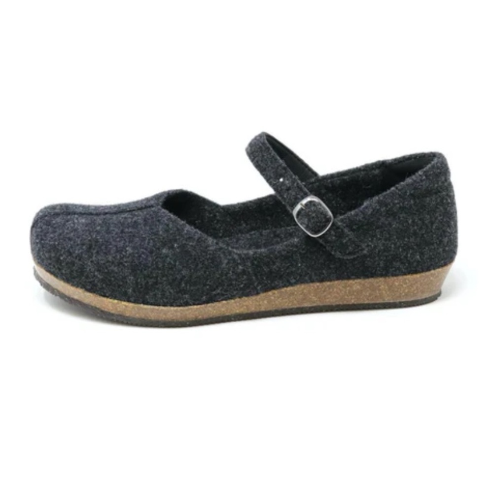 Stegmann Eva Charcoal Gray Mary Jane Clog 8.5